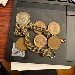 Vintage bracelet and keychain
